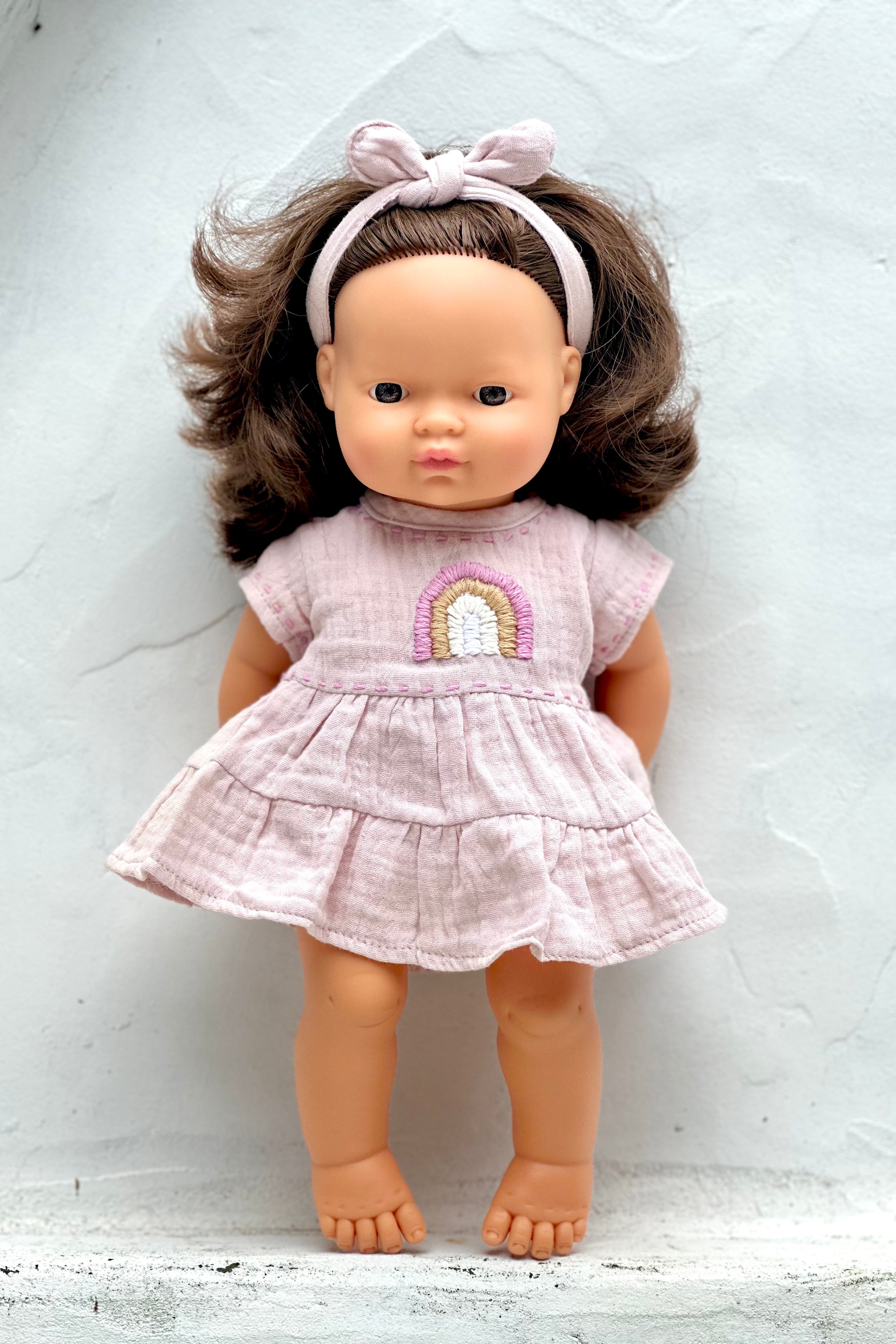 Miniland Doll Clothes | Coco Dress & Headband 38cm