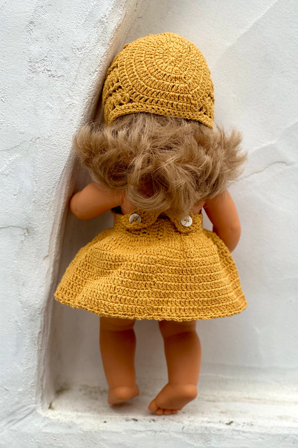 Miniland Doll Clothes | Pippa Dress & Bonnet 38cm