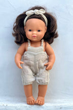 Miniland Doll Clothes | Mia Overalls & Headband 38cm