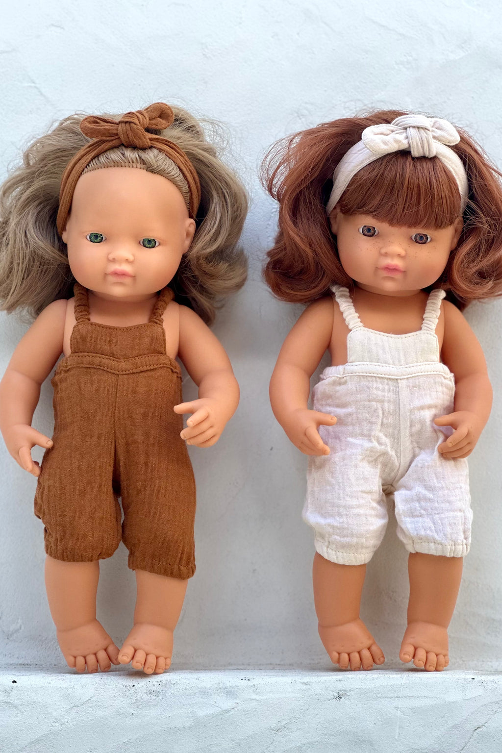 Miniland Doll Clothes | Mia Overalls & Headband 38cm