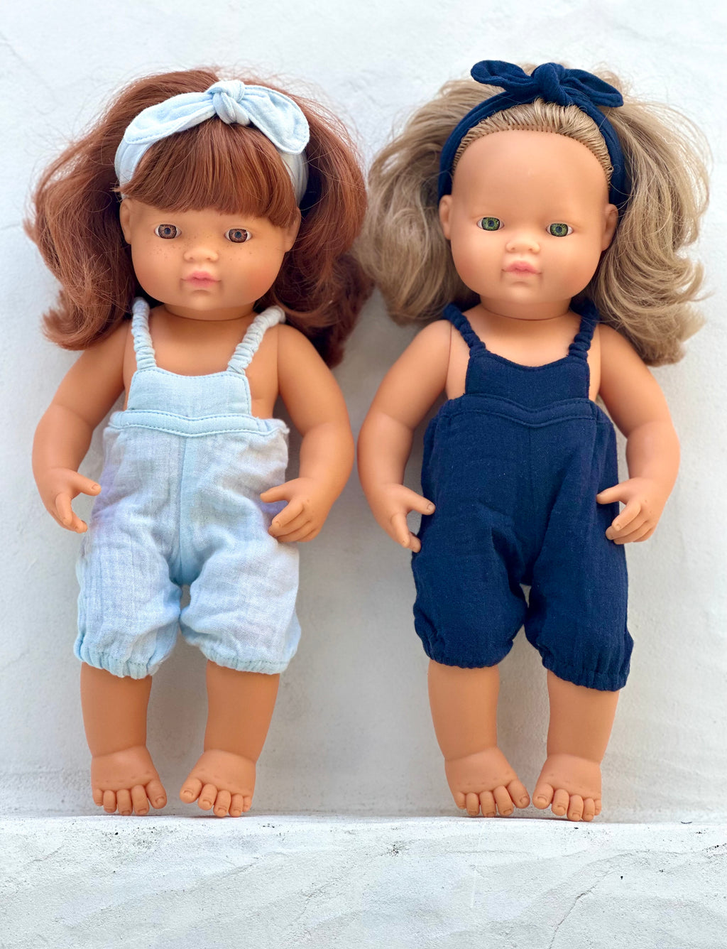 Miniland Doll Clothes | Mia Overalls & Headband 38cm