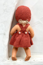 Miniland Doll Clothes | Pippa Dress & Bonnet 38cm