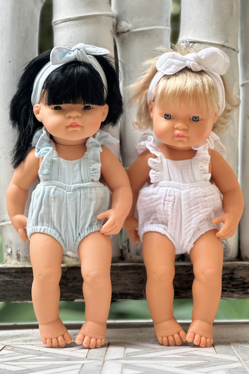 Miniland Doll Clothes | Isabella Romper & Headband 38cm