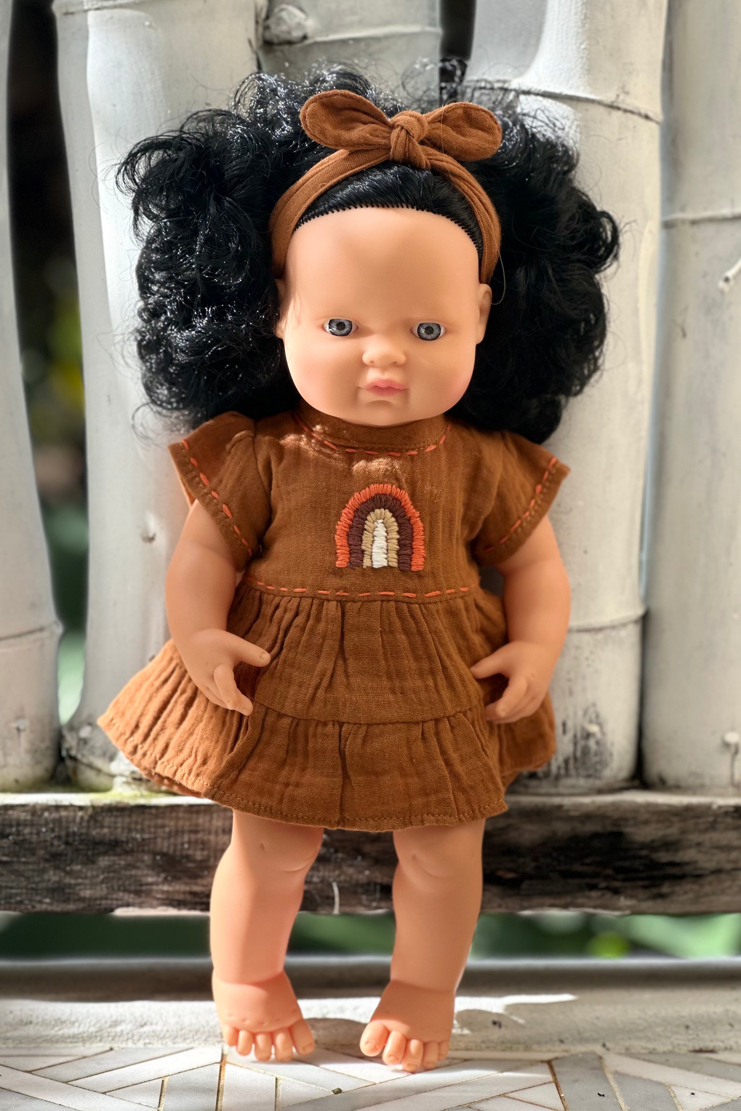 Miniland Doll Clothes | Coco Dress & Headband 38cm