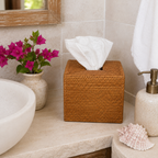 Rattan Tissue Box Cover