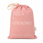 Isola French Flax Linen Fitted Cot Sheet | Blush