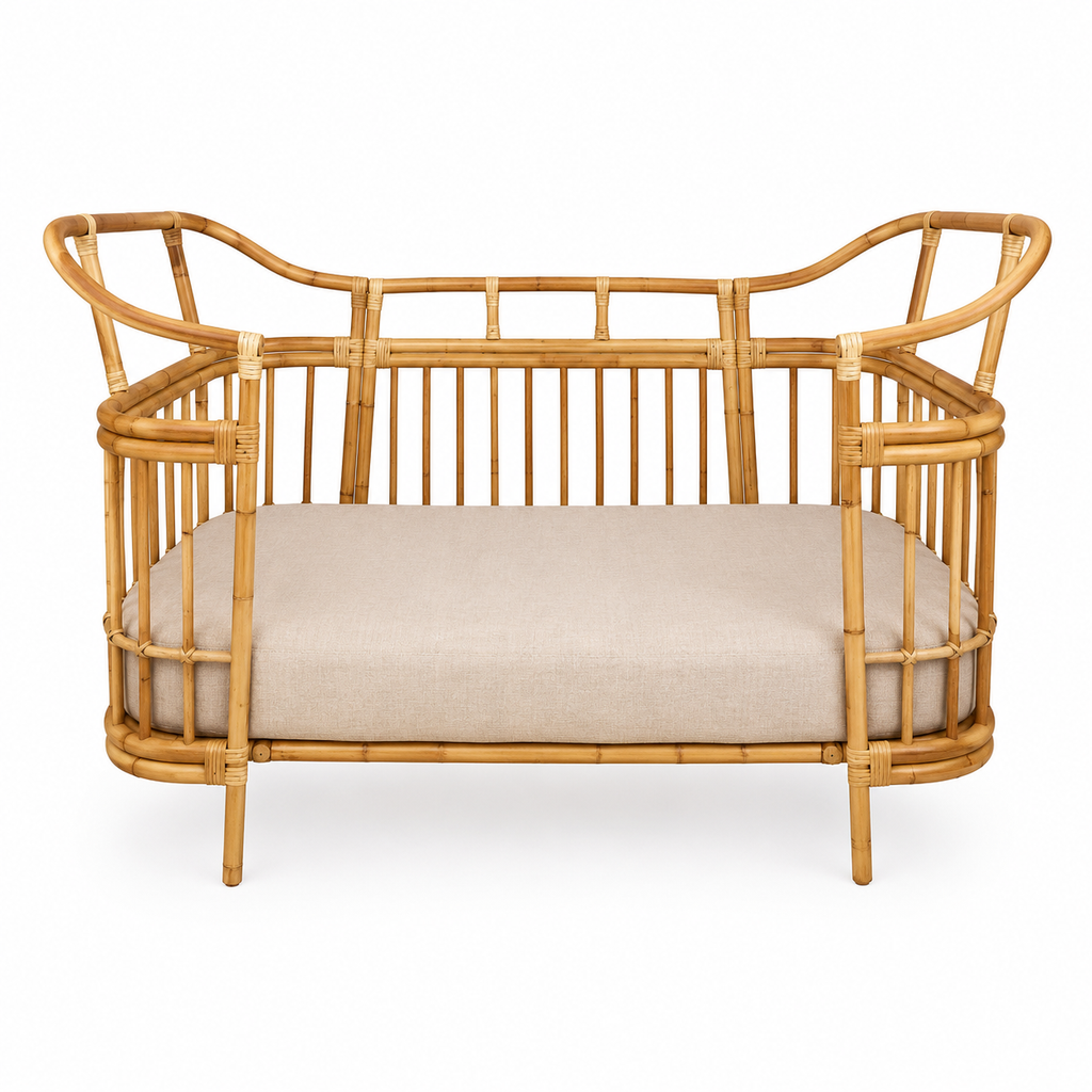 Isola French Flax Linen Fitted Cot Sheet | Natural
