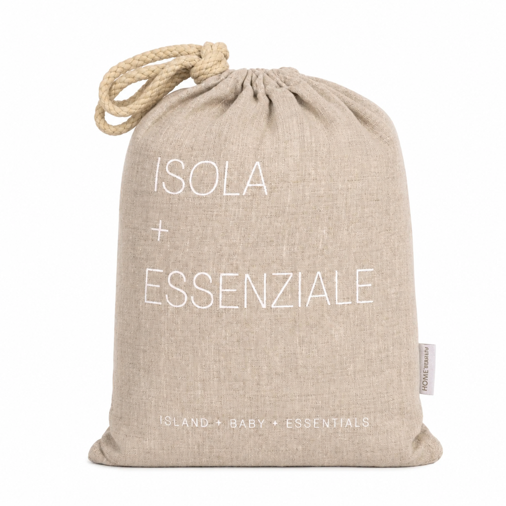 Isola French Flax Linen Fitted Cot Sheet | Natural
