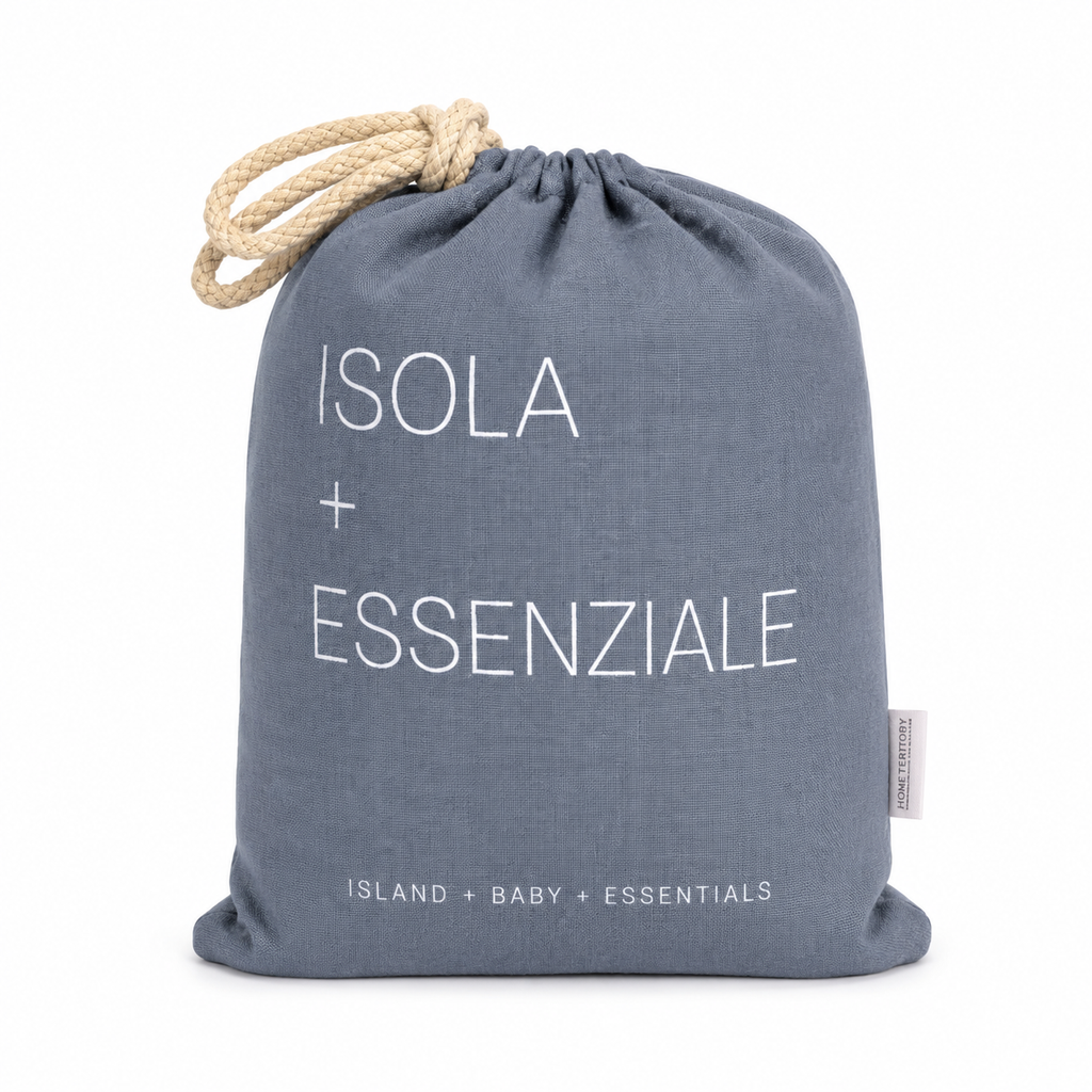 Isola French Flax Linen Fitted Cot Sheet | Grey