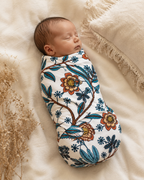 Banksia Organic Cotton Baby Wrap | White