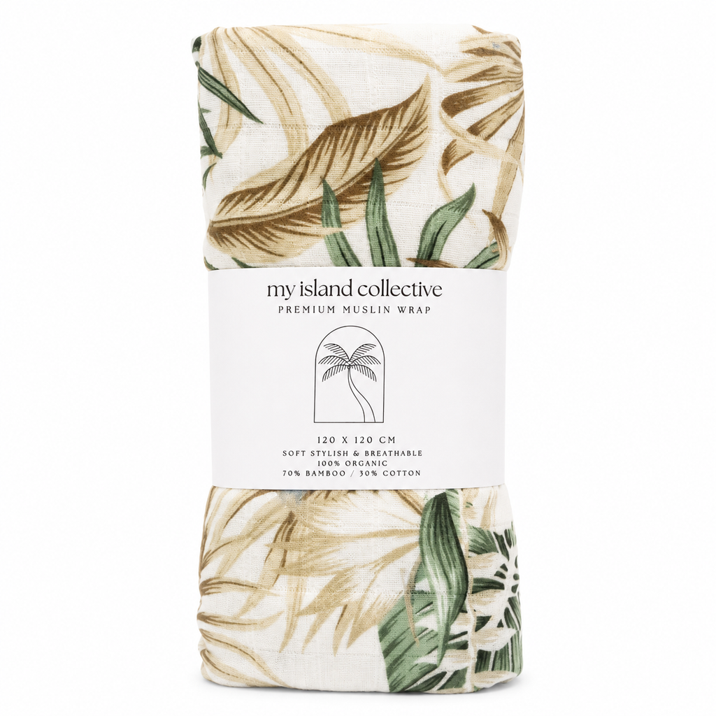 Organic Bamboo / Cotton Baby Wrap | Hibiscus