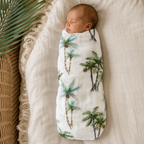 Organic Bamboo / Cotton Baby Wrap | Palms