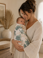 Organic Bamboo / Cotton Baby Wrap | Hibiscus