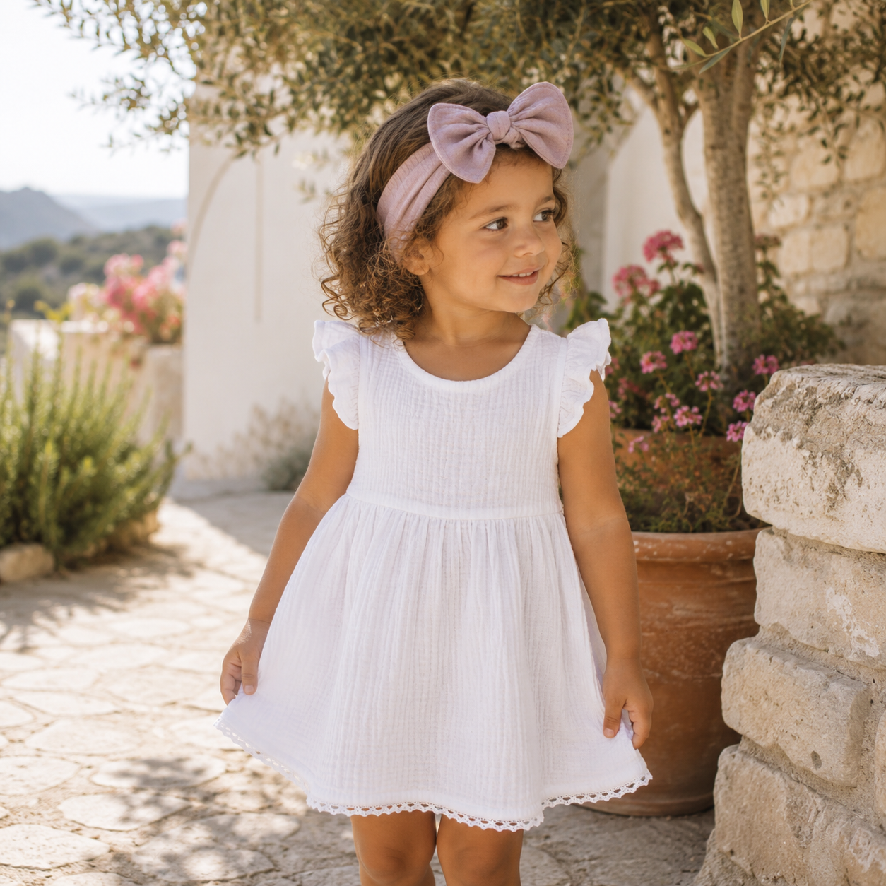 Girls Headband - Rose Pink