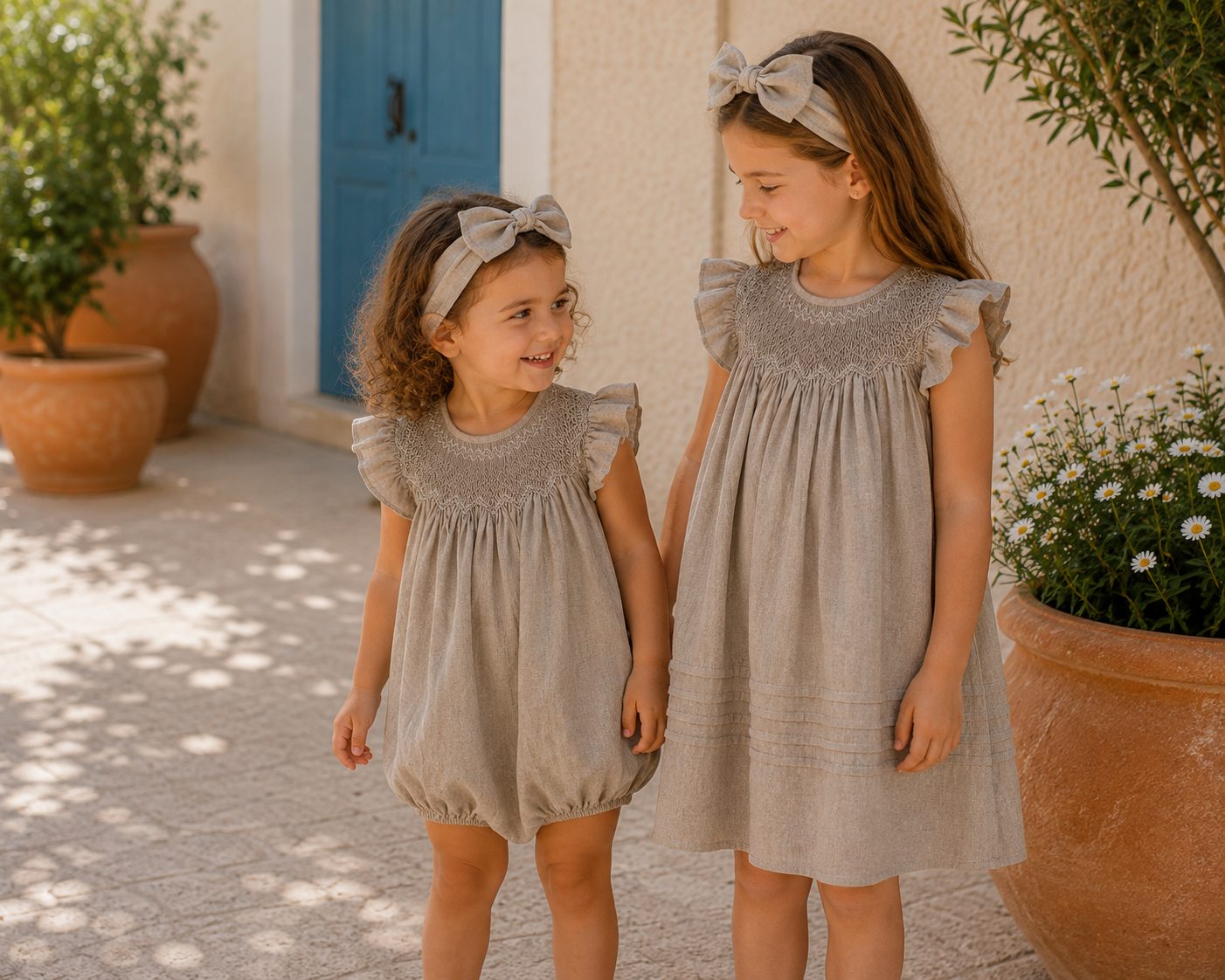 Girls Headband - Stone