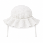 Bambino Baby Sun Hat  - Unisex - White