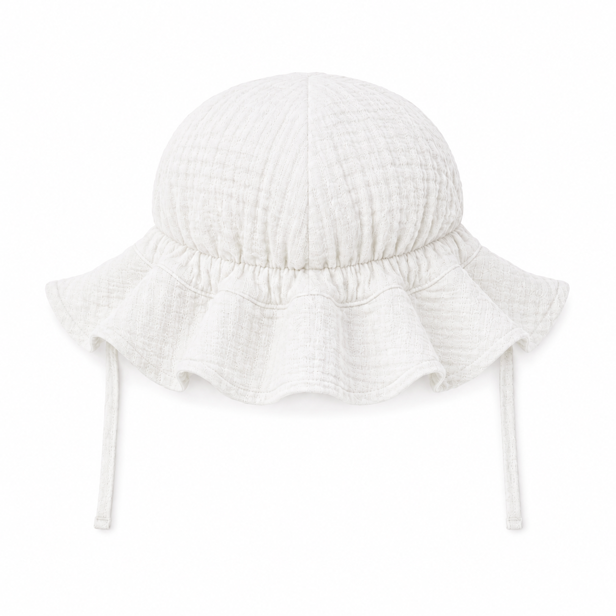 Bambino Baby Sun Hat  - Unisex - White