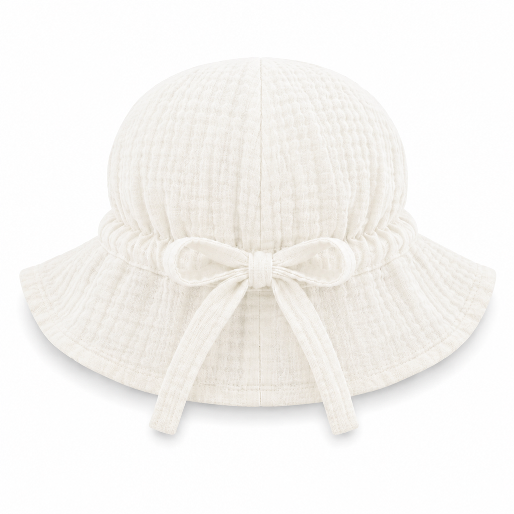 Bambino Baby Sun Hat  - Unisex - White
