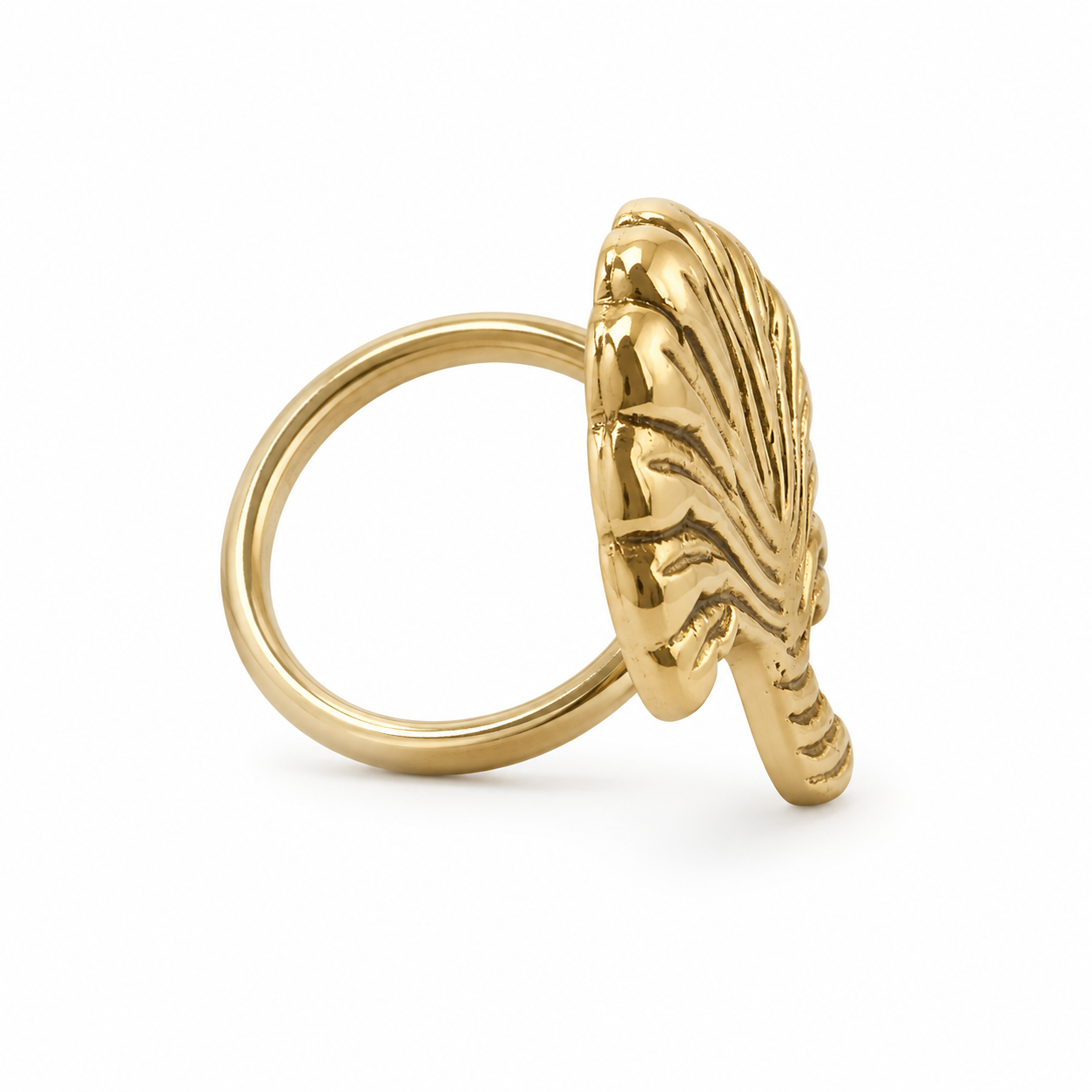 Brass Palm Tree Napkin Ring | Date Palm