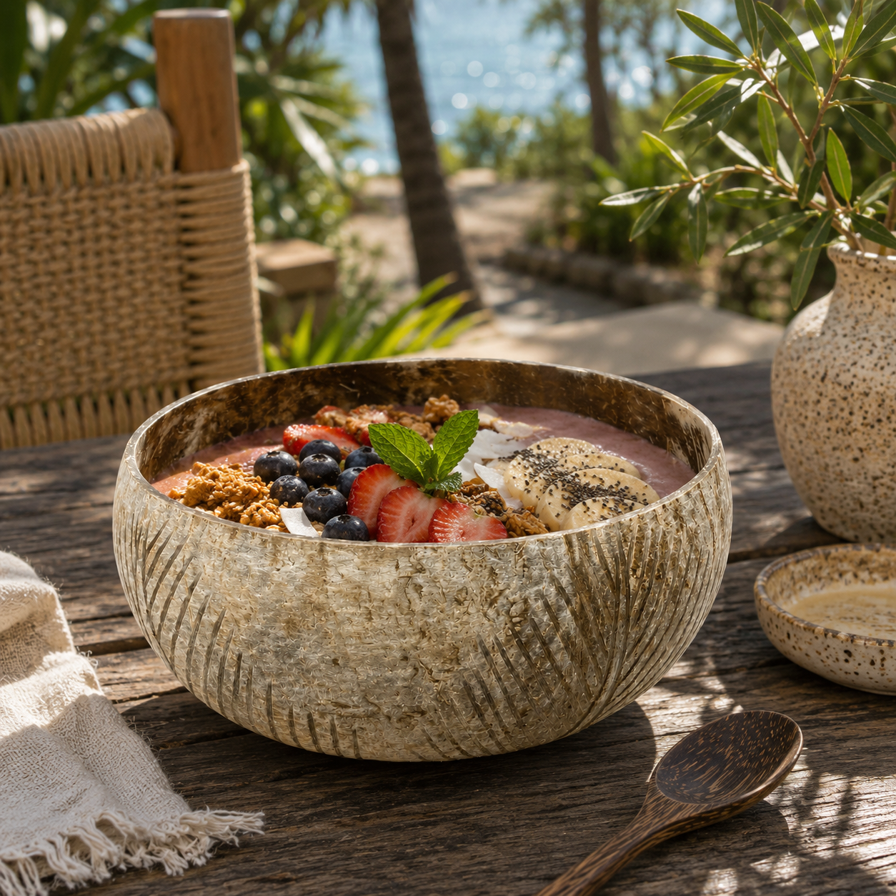 LEAF  / JUMBO COCONUT BOWL