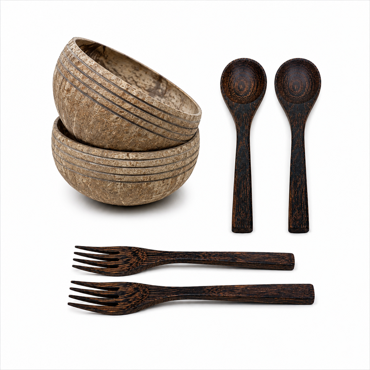 PACIFICA / JUMBO COCONUT BOWLS (2)