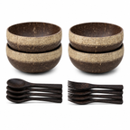 ISLANDER / COCONUT BOWL SET (4)