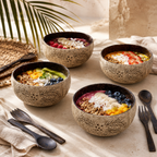 PALM TREE / JUMBO COCONUT BOWL (4)
