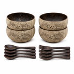 PALM TREE / JUMBO COCONUT BOWL (4)