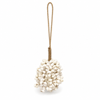 Hanging White Shell Cluster Garland