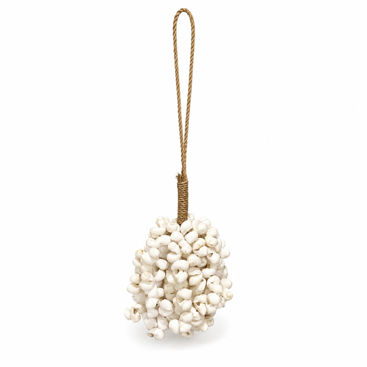 Hanging White Shell Cluster Garland