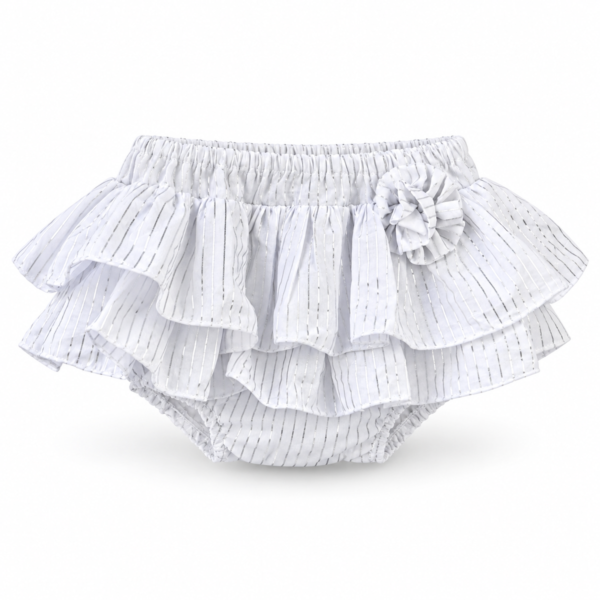 ISABELLA BLOOMER SKIRT | SILVER STRIPE