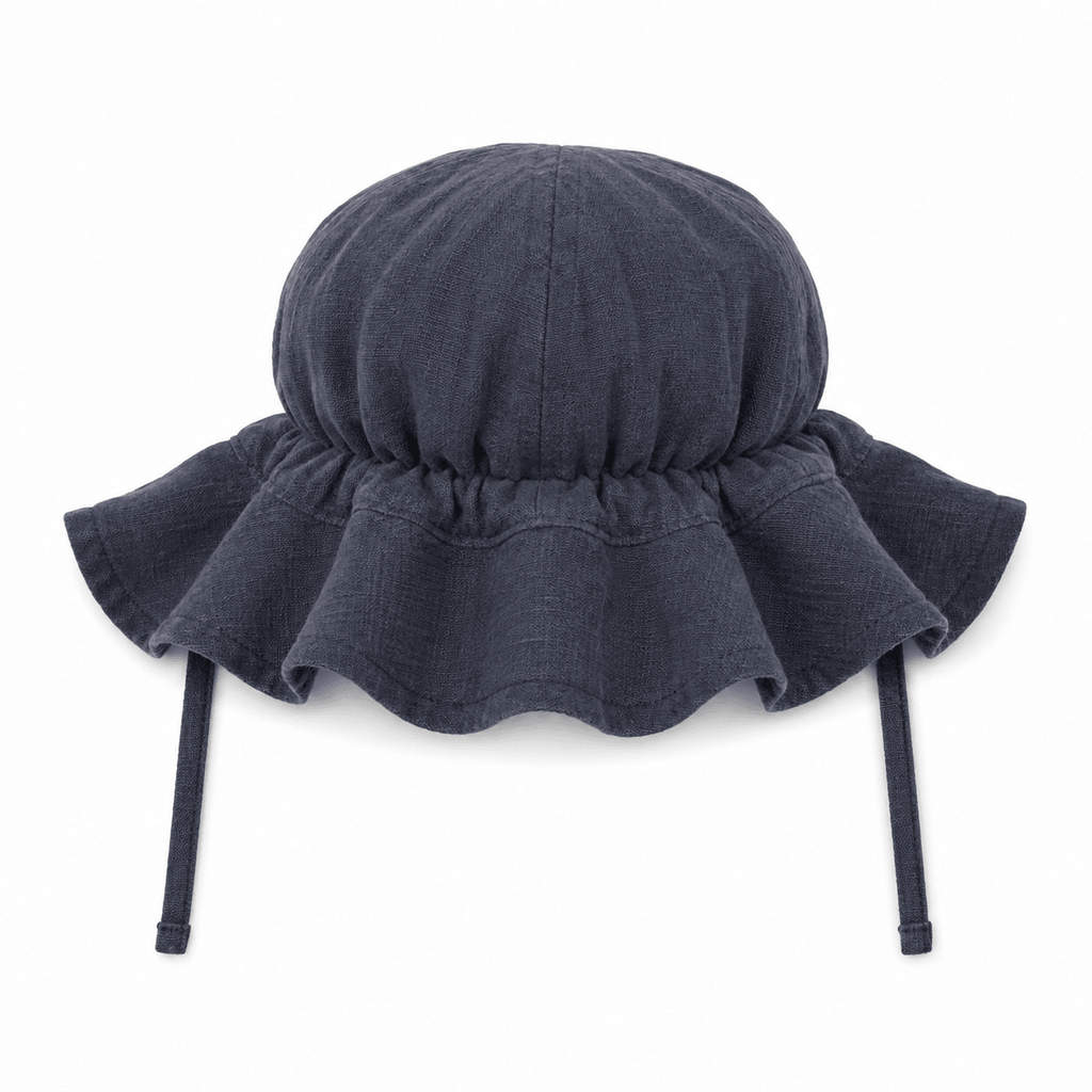 Bambino Baby Sun Hat - Unisex - Linen - MY ISLAND COLLECTIVE