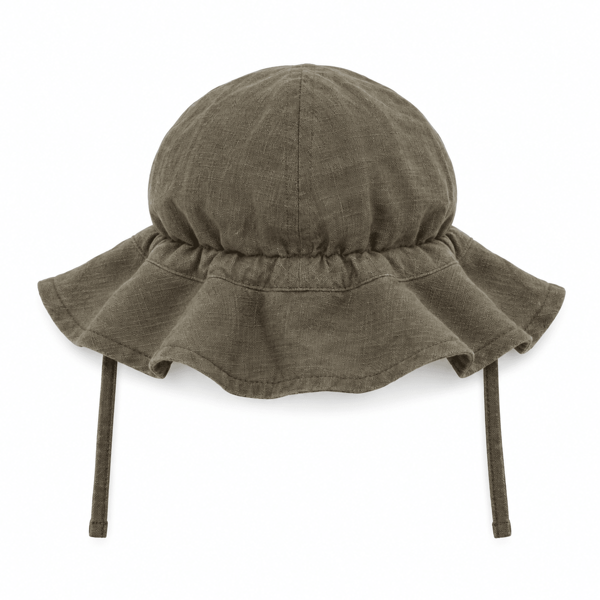 Bambino Baby Sun Hat - Unisex - Linen - MY ISLAND COLLECTIVE