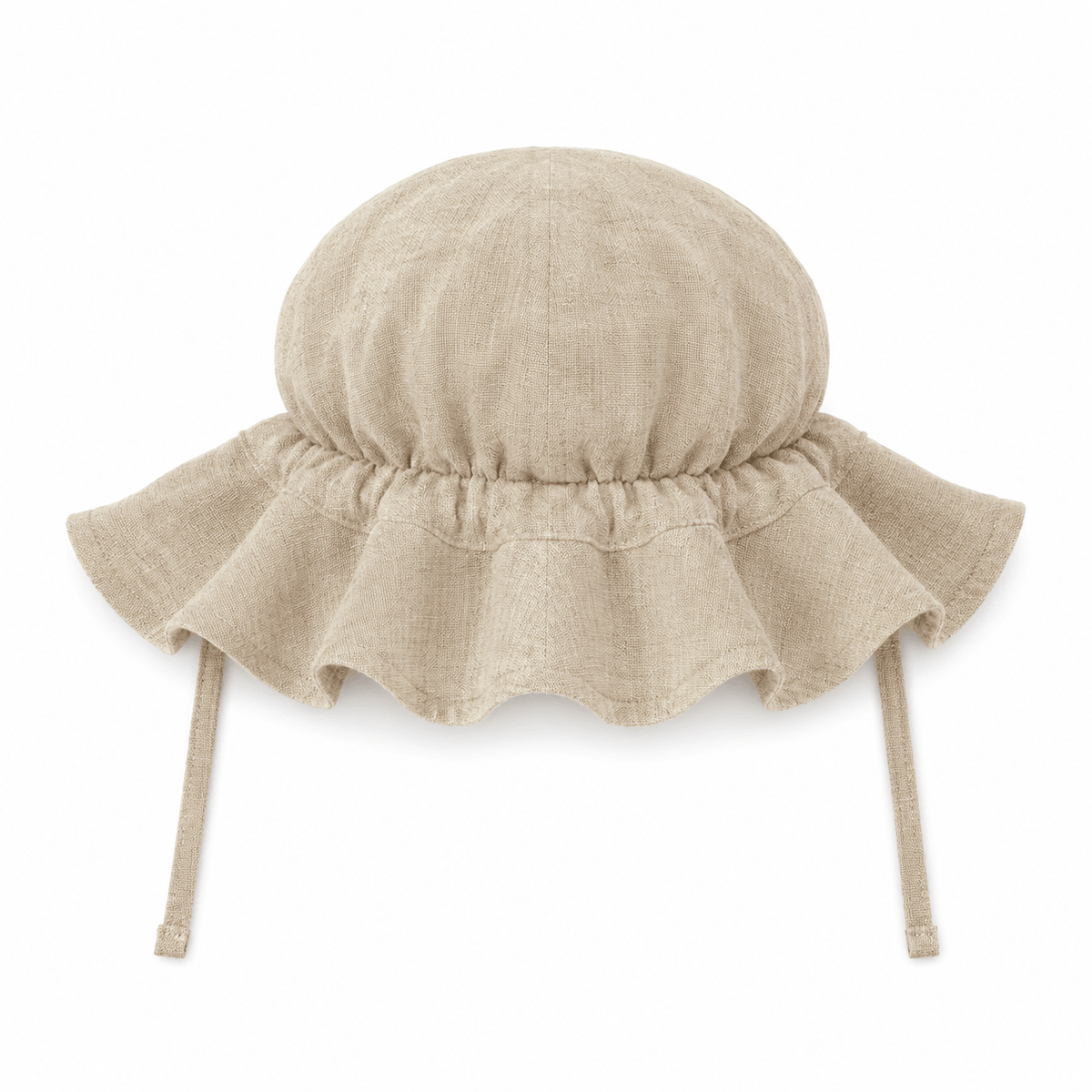 Bambino Baby Sun Hat - Unisex - Natural Linen - MY ISLAND COLLECTIVE