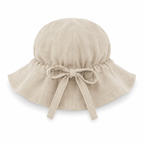 Bambino Baby Sun Hat - Unisex - Natural Linen - MY ISLAND COLLECTIVE