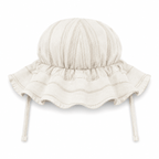 Bambino Baby Sun Hat - Unisex - Natural Stripe - MY ISLAND COLLECTIVE