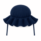 Bambino Baby Sun Hat - Unisex - Navy blue - MY ISLAND COLLECTIVE