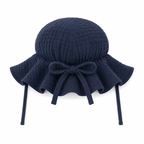 Bambino Baby Sun Hat - Unisex - Navy blue - MY ISLAND COLLECTIVE