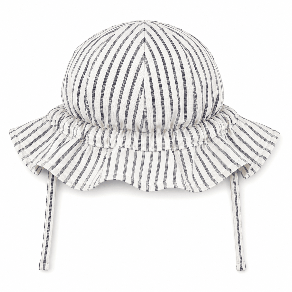 Bambino Baby Sun Hat - Unisex - Navy Stripe - MY ISLAND COLLECTIVE