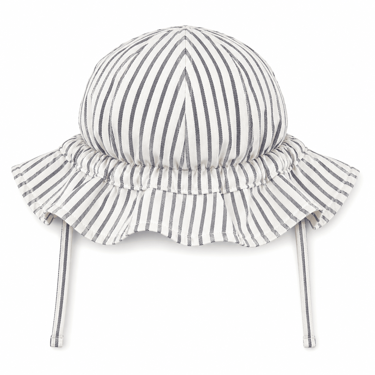 Bambino Baby Sun Hat - Unisex - Navy Stripe - MY ISLAND COLLECTIVE