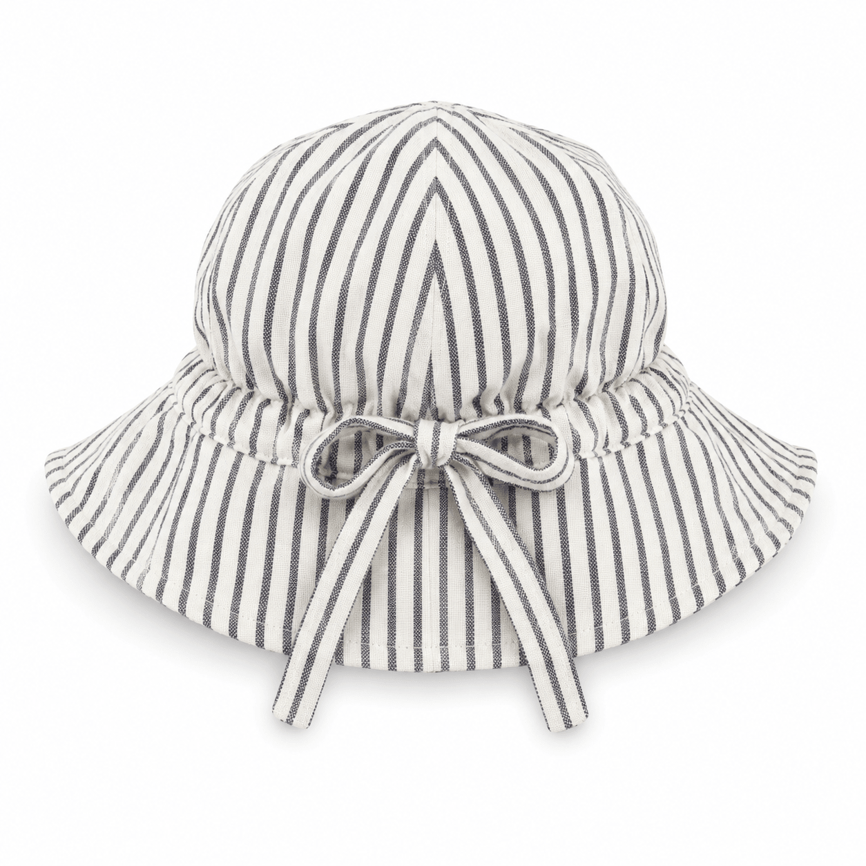 Bambino Baby Sun Hat - Unisex - Navy Stripe - MY ISLAND COLLECTIVE