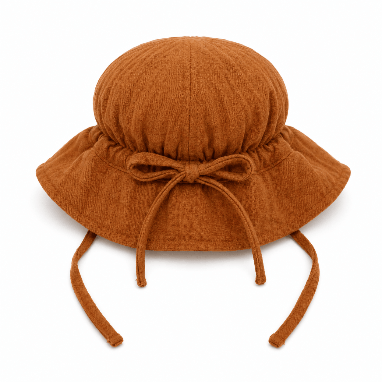 Bambino Baby Sun Hat - Unisex - Rust - MY ISLAND COLLECTIVE