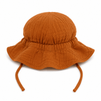 Bambino Baby Sun Hat - Unisex - Rust - MY ISLAND COLLECTIVE