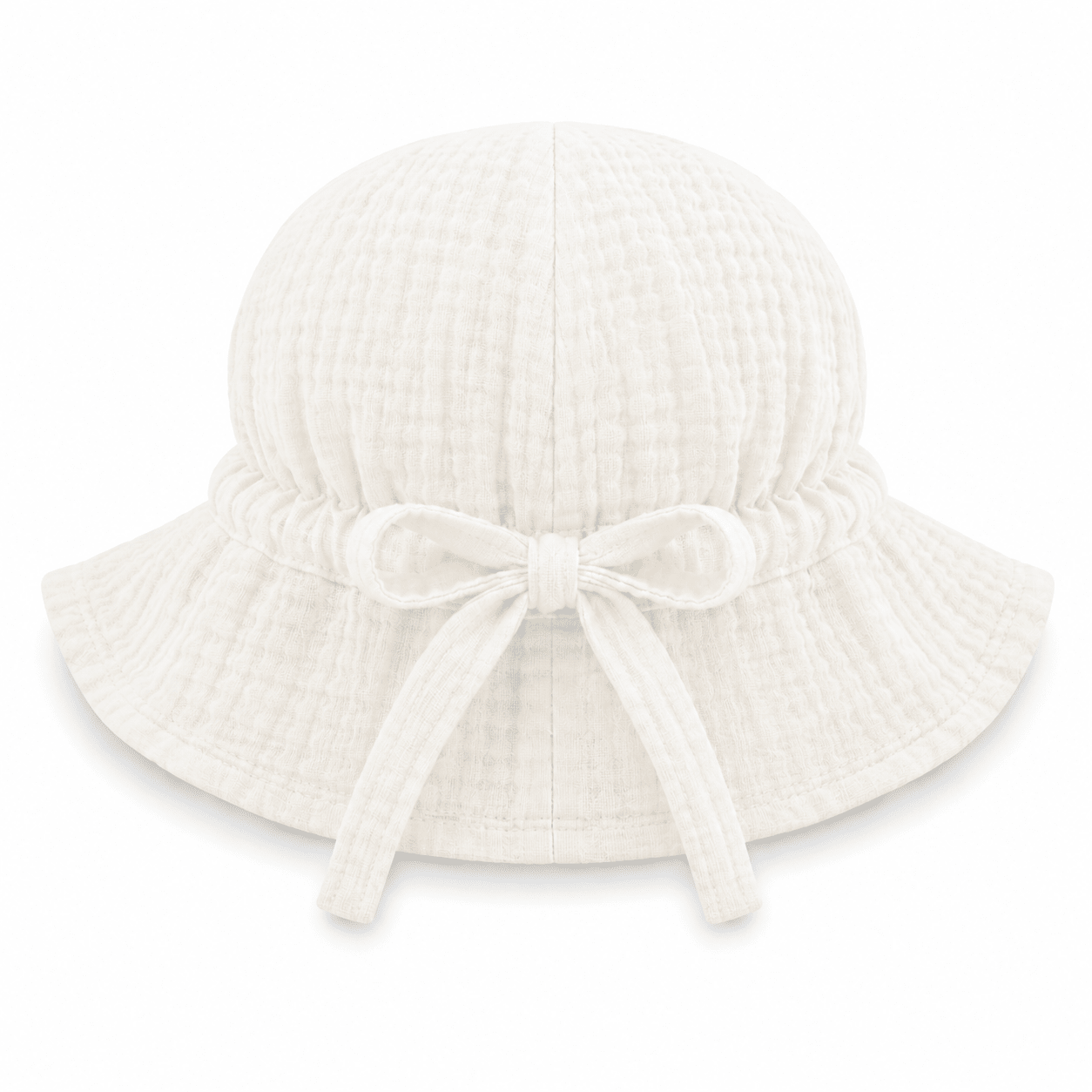 Bambino Baby Sun Hat - Unisex - White - MY ISLAND COLLECTIVE