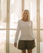 Barbados Resort Short Linen | Olive - MY ISLAND COLLECTIVE