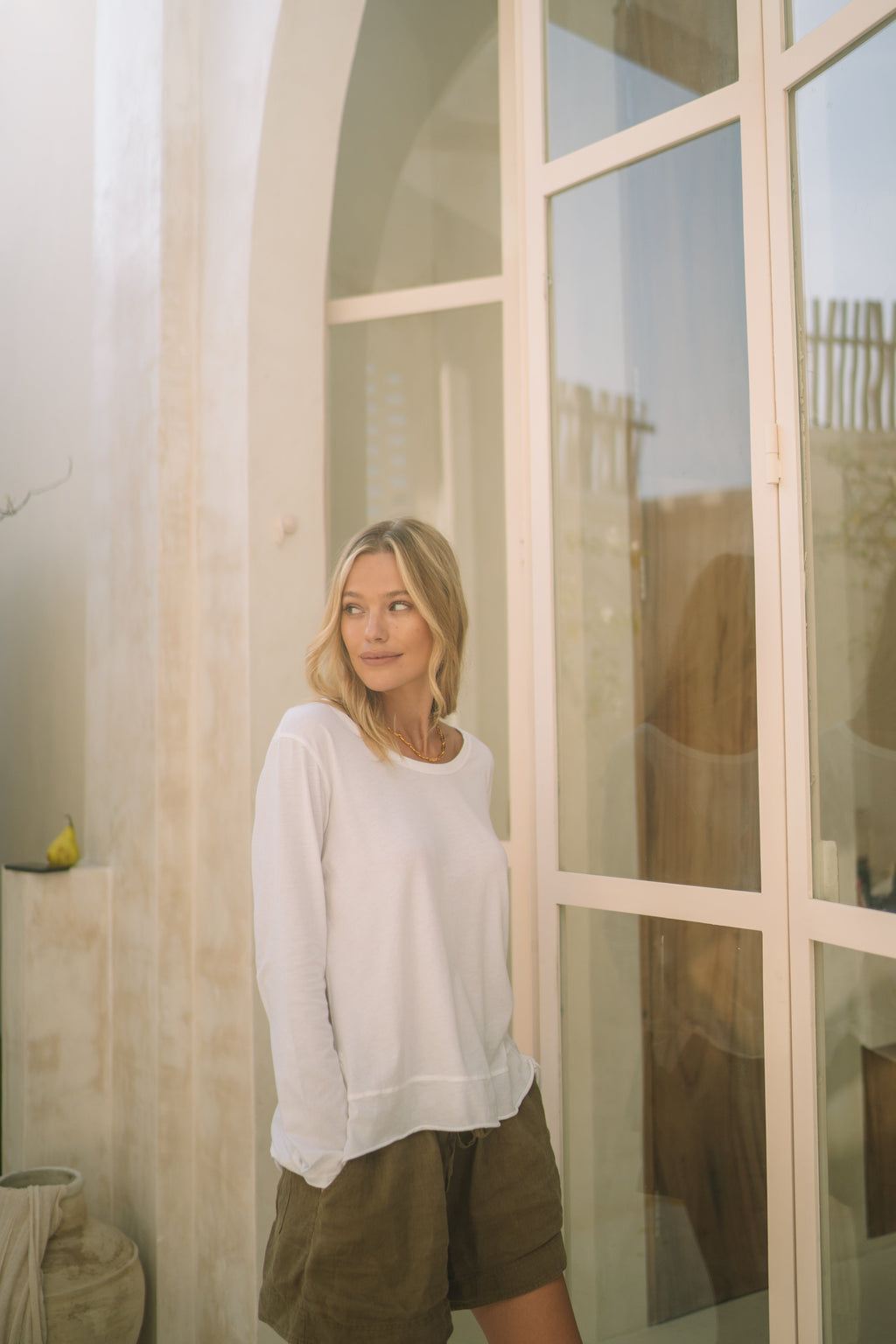 Barbados Resort Short Linen | Olive - MY ISLAND COLLECTIVE