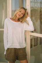 Barbados Resort Short Linen | Olive - MY ISLAND COLLECTIVE