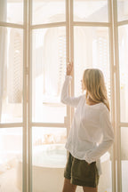 Barbados Resort Short Linen | Olive - MY ISLAND COLLECTIVE