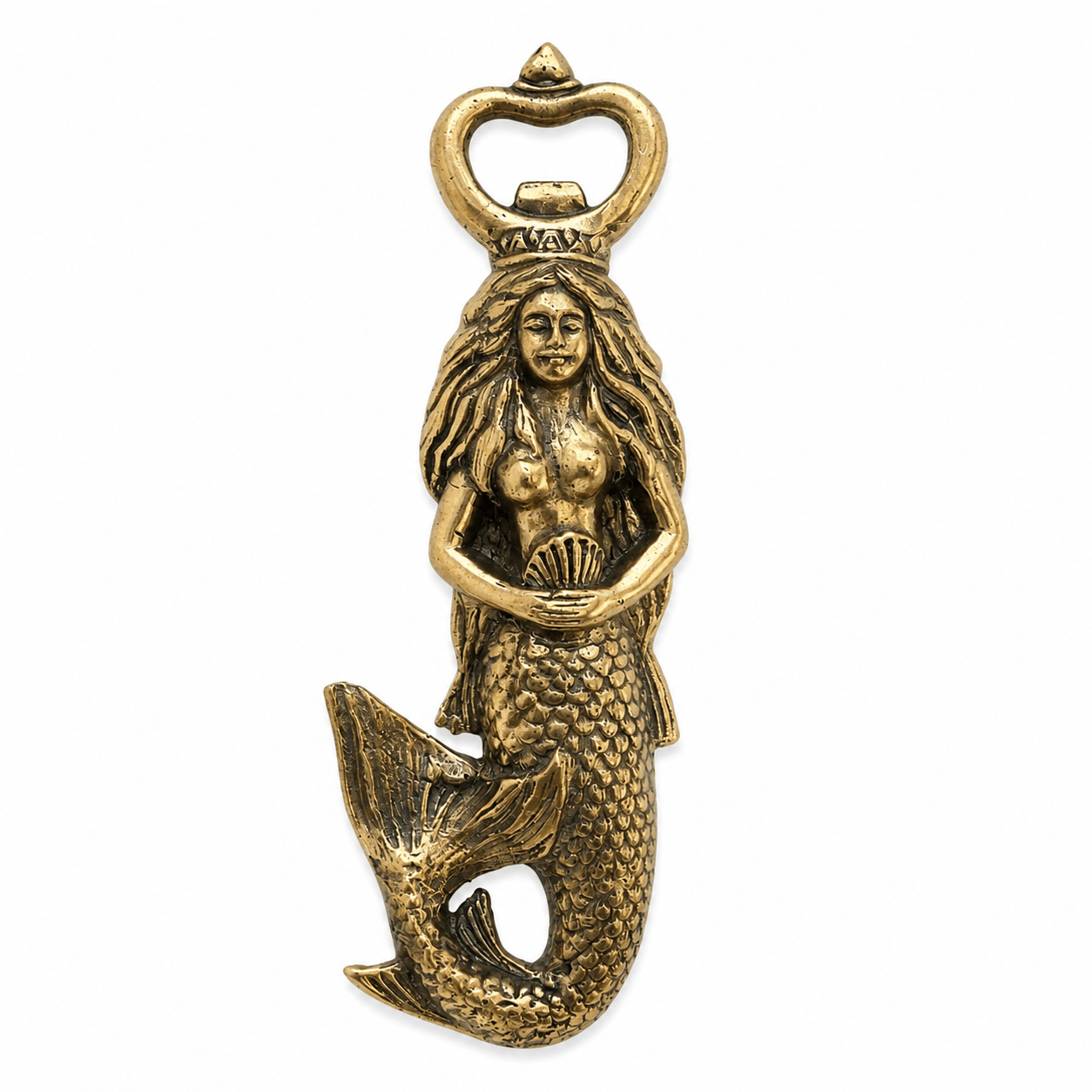 Brass Bottle Opener | Mermaid - MY ISLAND COLLECTIVE