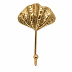 Brass Clam Shell | Wall Hook - MY ISLAND COLLECTIVE